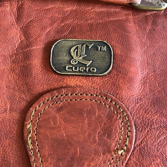 New never used 12 x 16“Cuero vintage looking laptop/briefcase - Picture 3 of 7